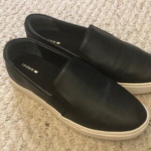 Birdies Black Slip-On Shoes leather brand new never worn 7.5